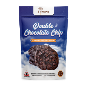Dreamy Delite Double Chocolate Chip Canna Cookies 200mg