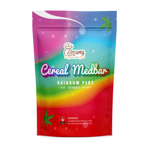 Dreamy Delite Rainbow Pebs Cereal Medbar 200mg