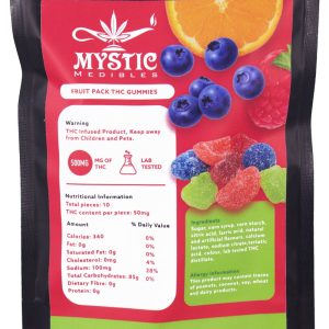 Mystic Medibles Fruit Pack Back Close Up