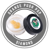 Queen of Quads - Orange Push Pop Caviar Sugar Diamonds