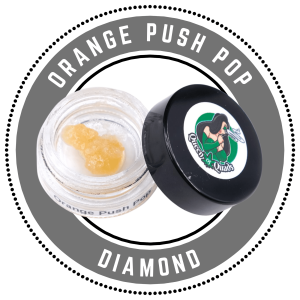 Queen of Quads - Orange Push Pop Caviar Sugar Diamonds
