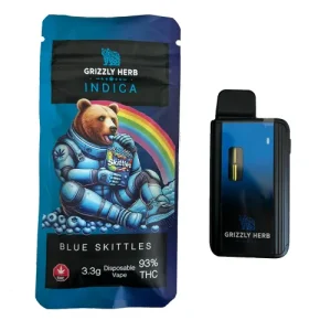 Alternative view of Grizzly Herb THC Disposable 3.3g