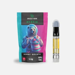 Alternative view of Grizzly Herb THC Carts 1.1g