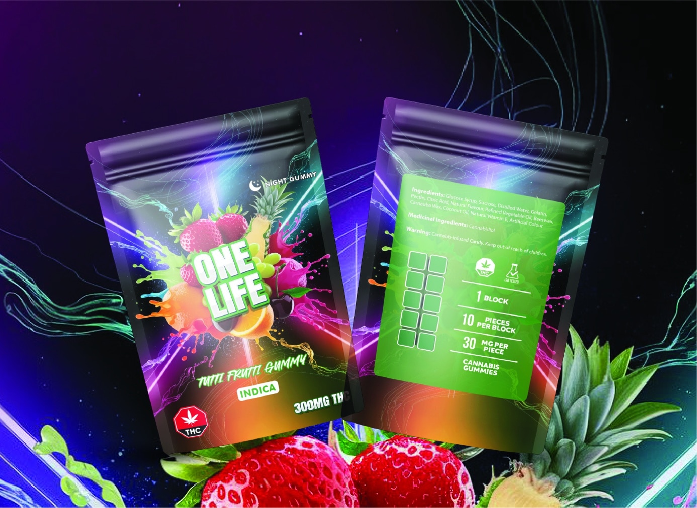 One Life Edibles - 300mg (THC/CBD/MELATONTIN)