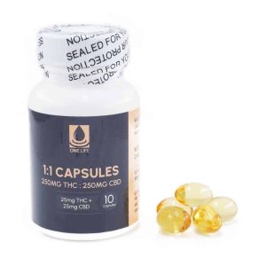One Life Soft Gel Capsules - CBD/THC/CBN/MELATONIN