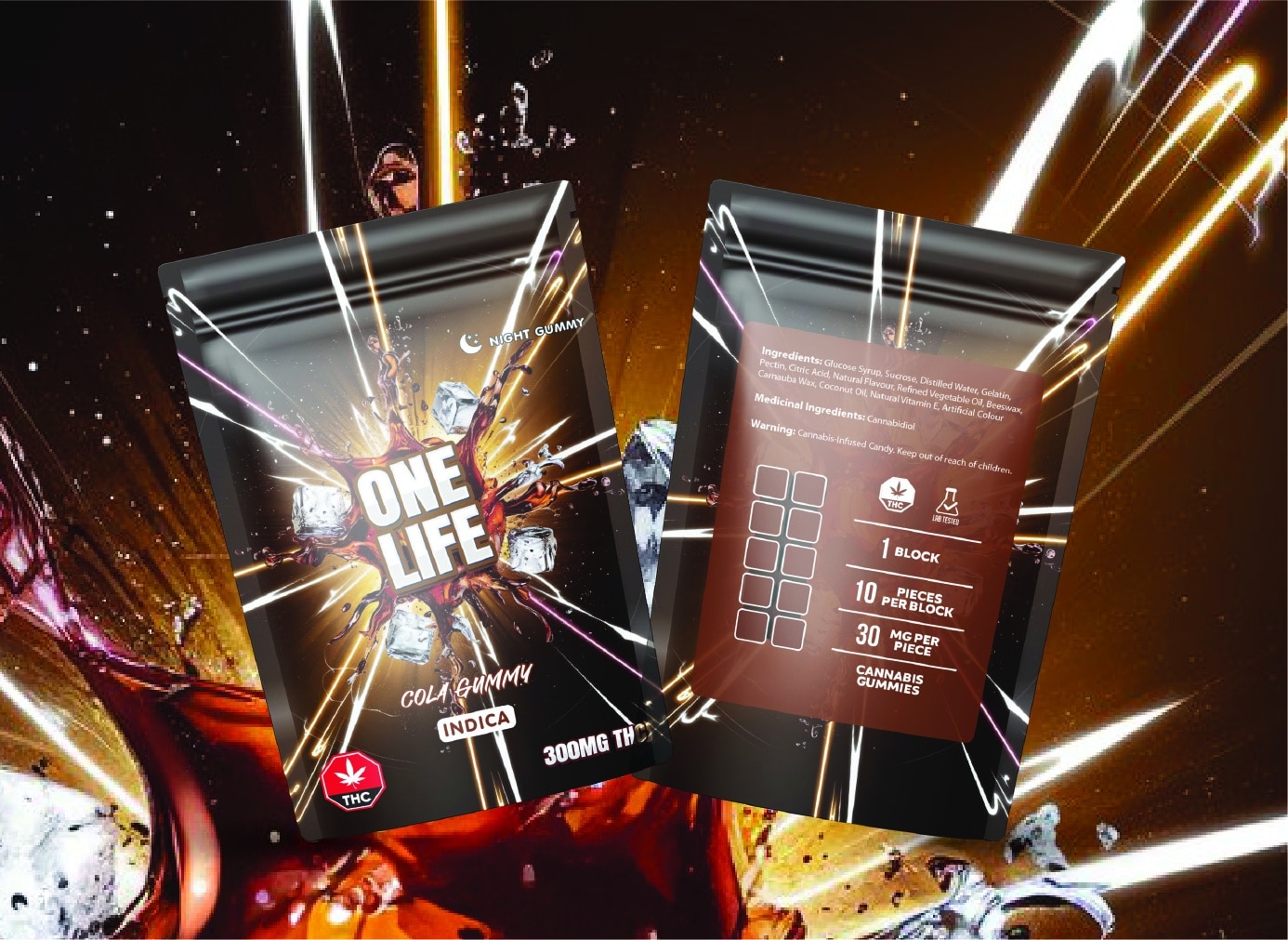 One Life Edibles - 300mg (THC/CBD/MELATONTIN) - Image 4